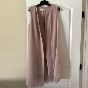 Long trench vest, size M